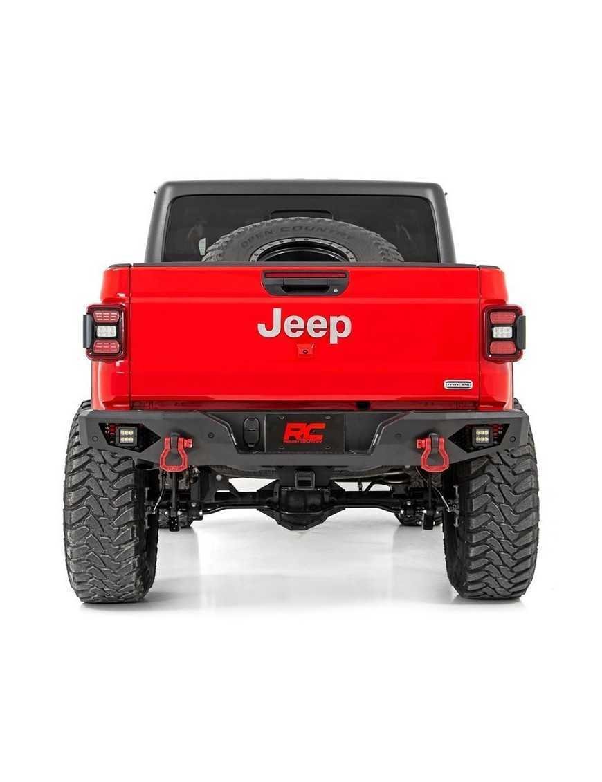 Сталевий задній бампер з LED підсвіткою Rough Country Rock Crawler