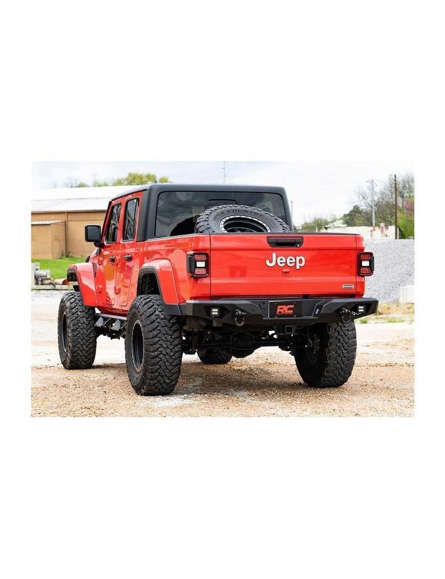 Сталевий задній бампер з LED підсвіткою Rough Country Rock Crawler