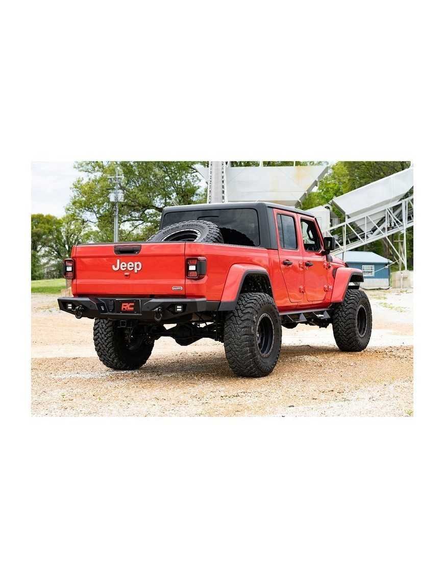 Сталевий задній бампер з LED підсвіткою Rough Country Rock Crawler