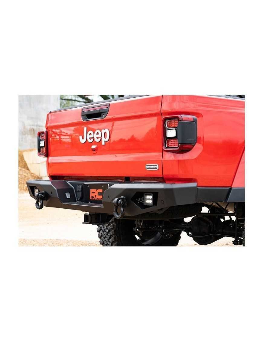 Сталевий задній бампер з LED підсвіткою Rough Country Rock Crawler