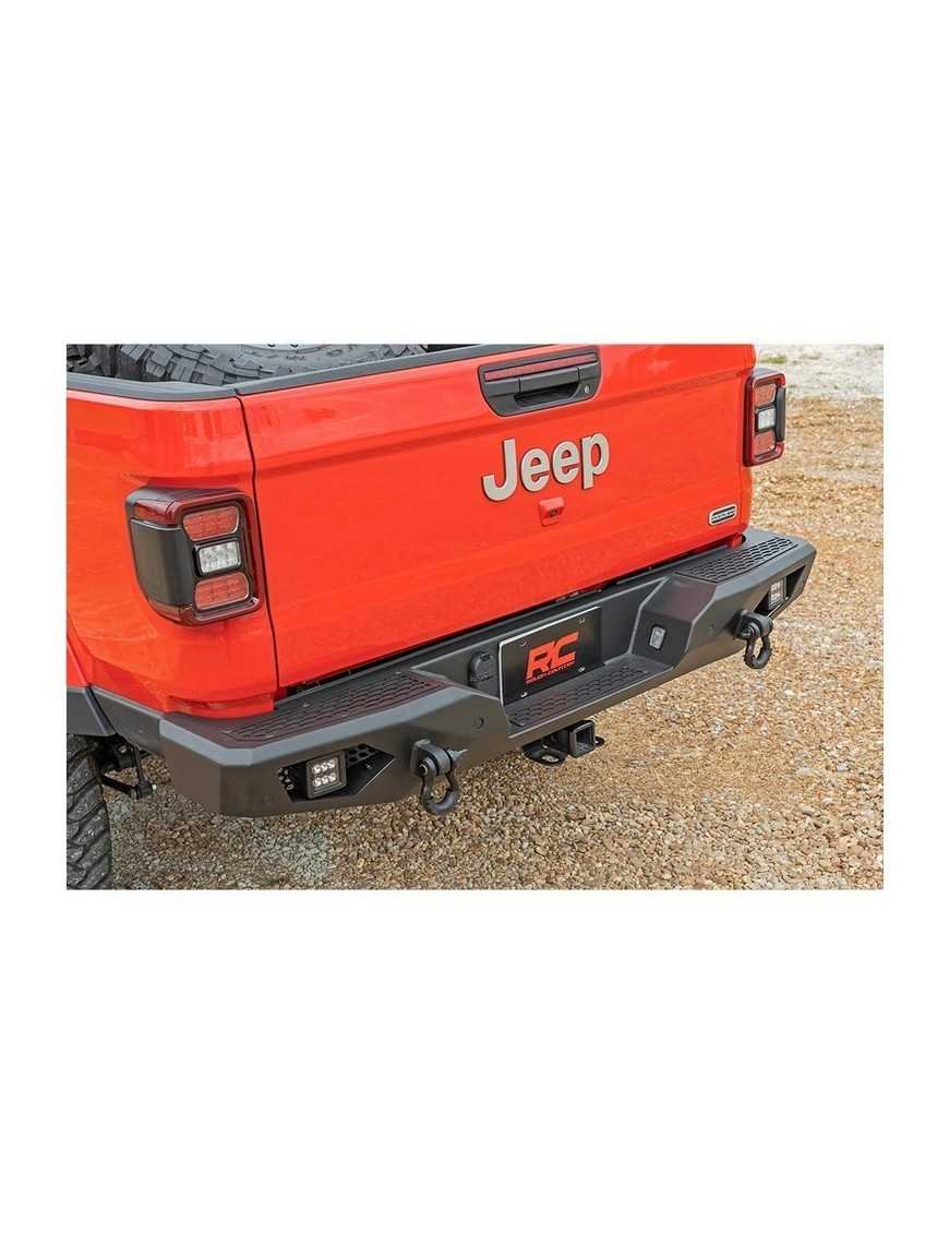 Сталевий задній бампер з LED підсвіткою Rough Country Rock Crawler