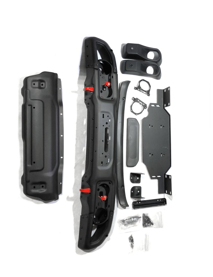 Алюмінієвий бампер Wrangler JL JLU 2018– ювілейний без місця для датчиків