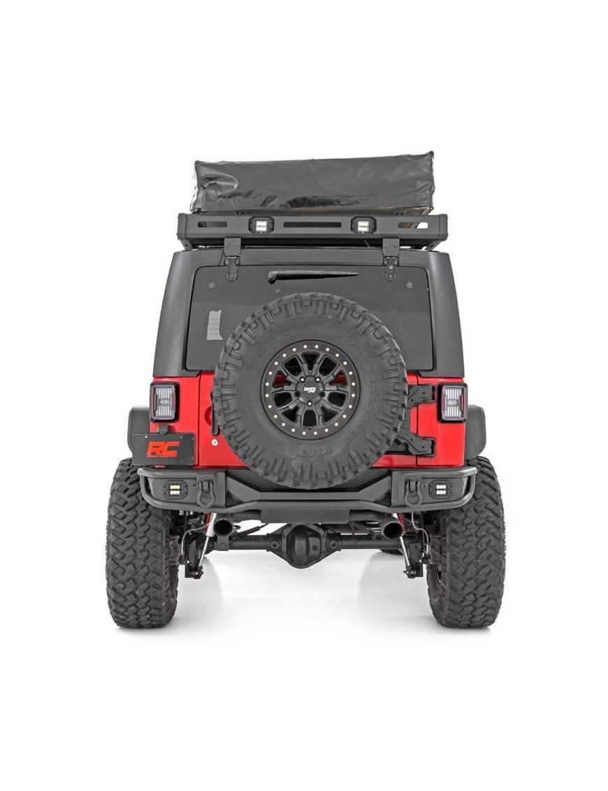 Сталевий трубчастий задній бампер з LED підсвіткою Rough Country