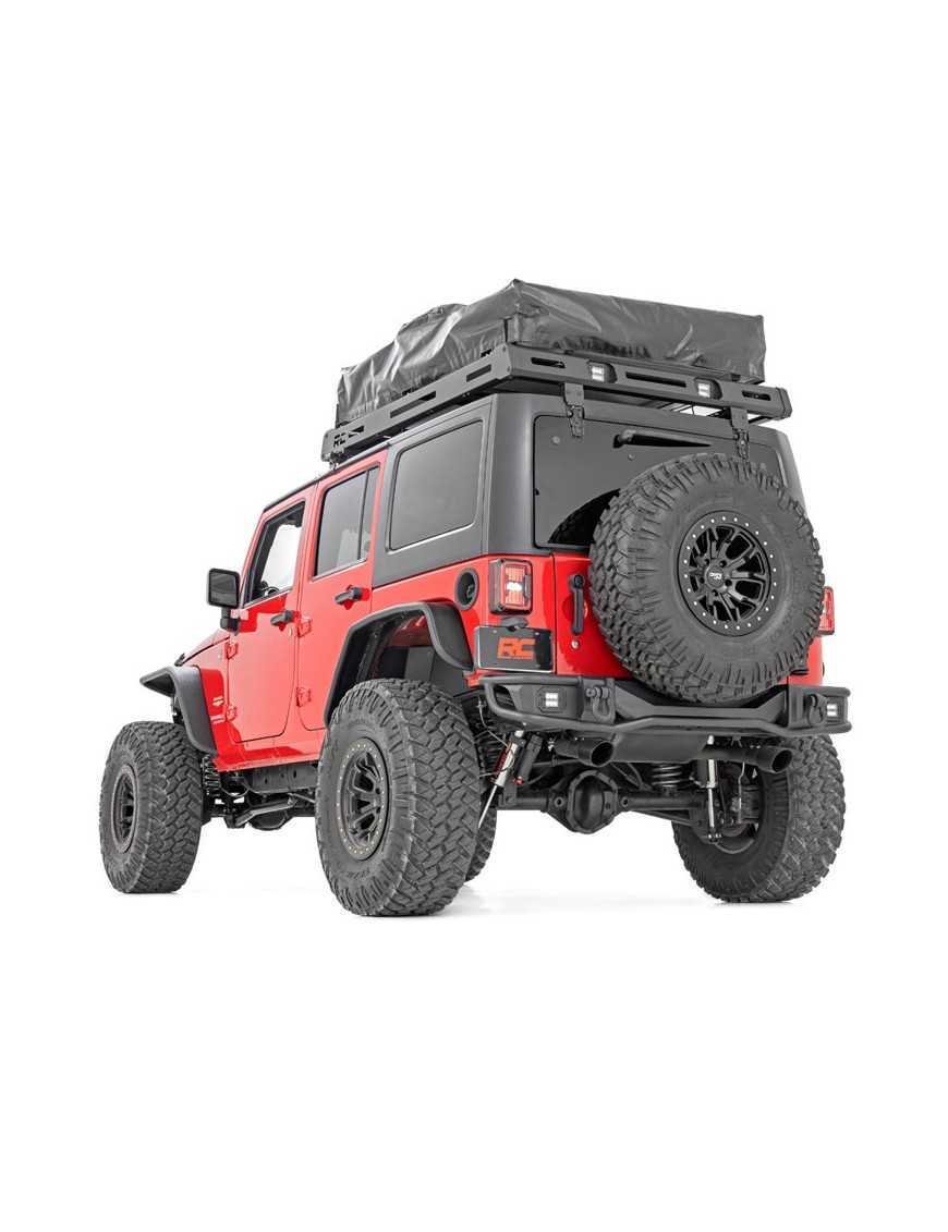 Сталевий трубчастий задній бампер з LED підсвіткою Rough Country