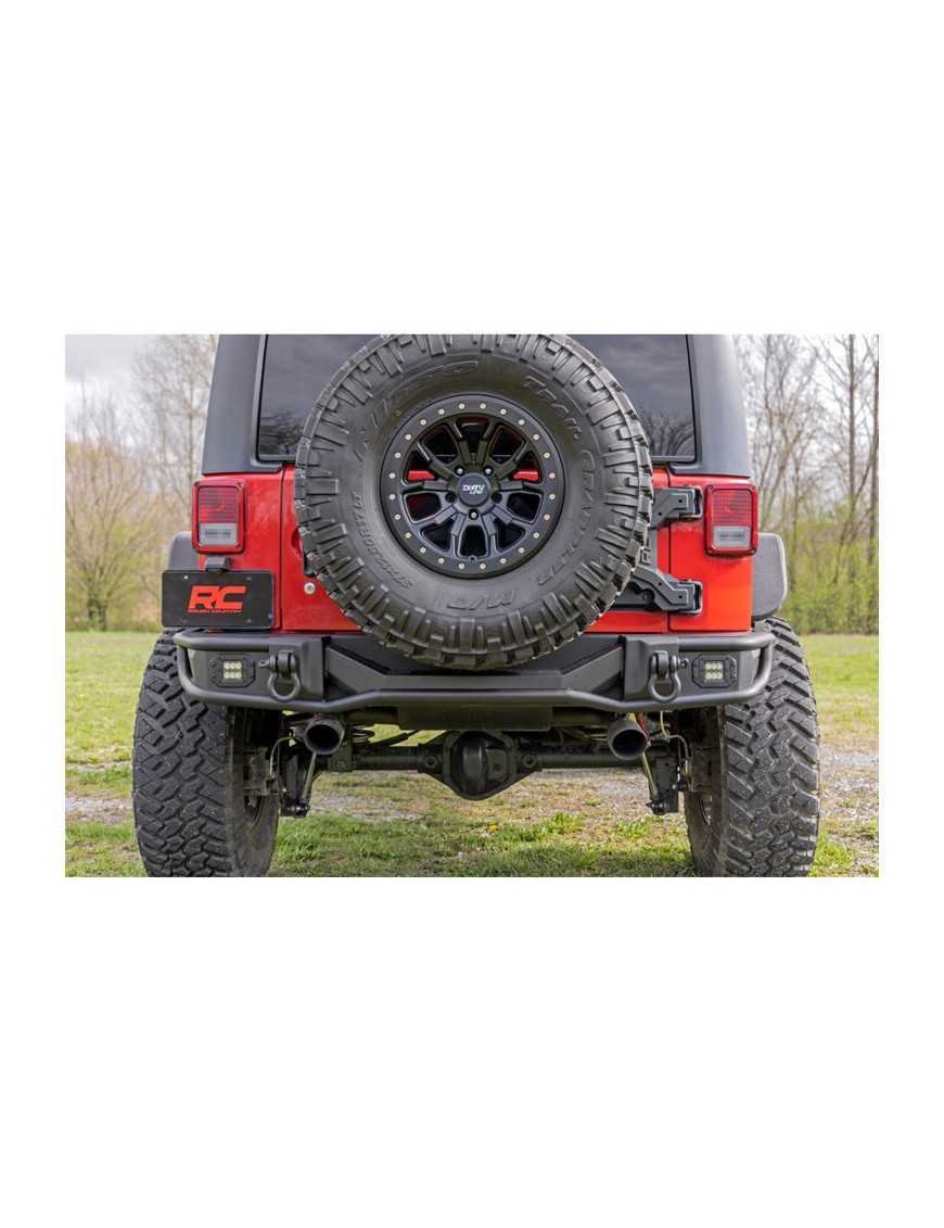 Сталевий трубчастий задній бампер з LED підсвіткою Rough Country