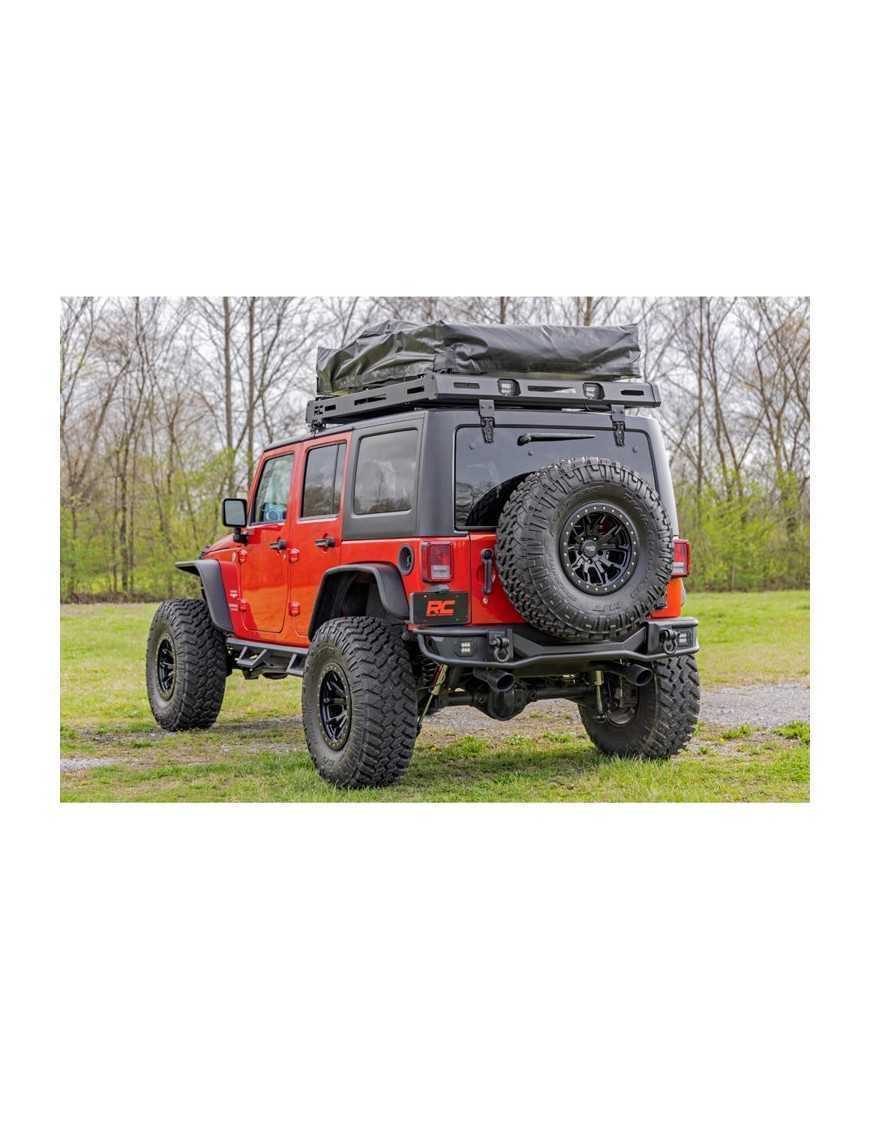 Сталевий трубчастий задній бампер з LED підсвіткою Rough Country