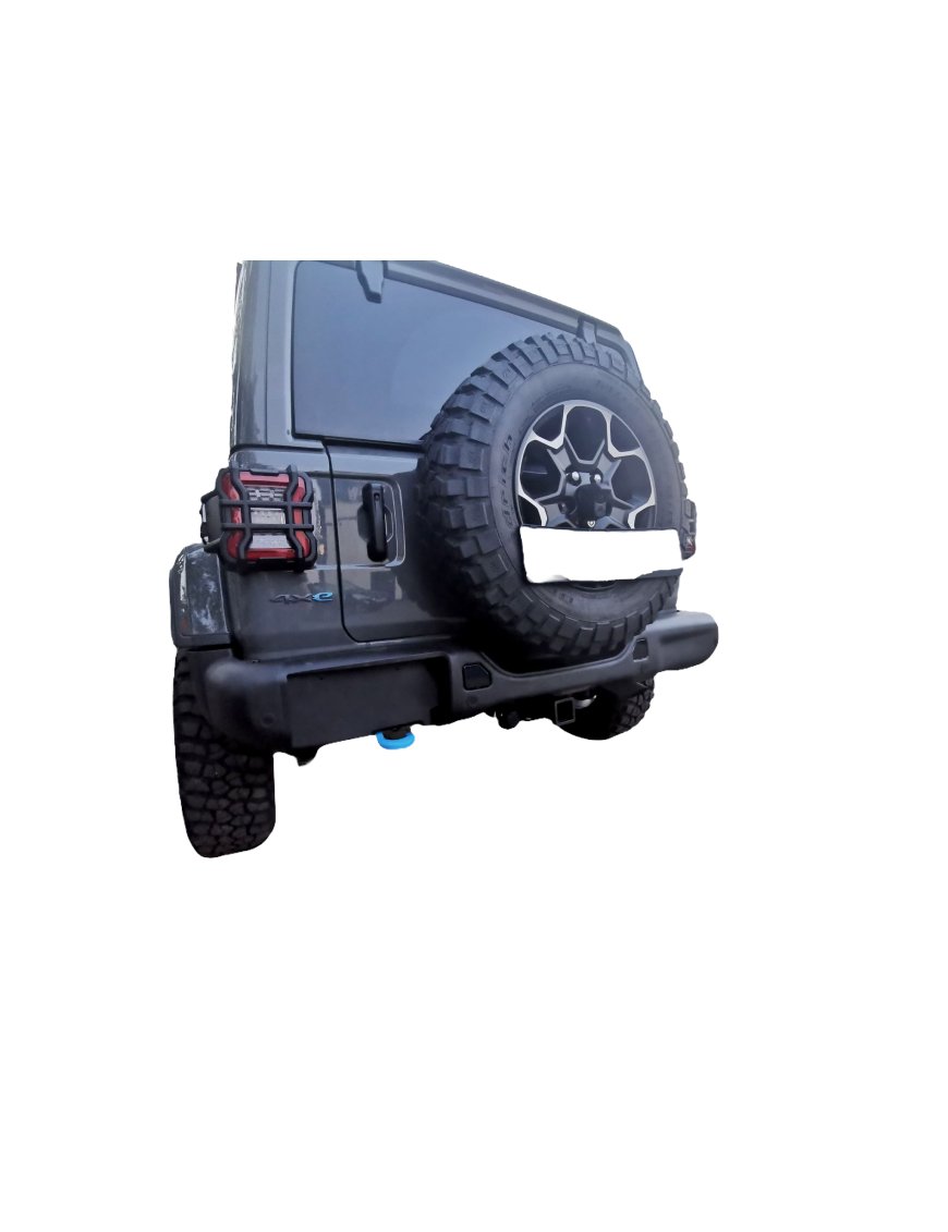 Алюмінієвий задній бампер Wrangler JL з місцями під датчики