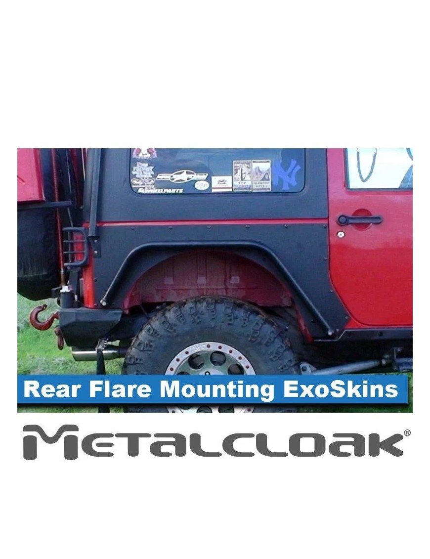 ExoSkin кріплення розширювачів Metalcloak Jeep Wrangler JK