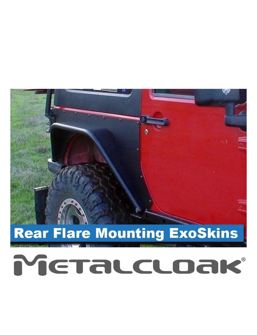ExoSkin кріплення розширювачів Metalcloak Jeep Wrangler JK