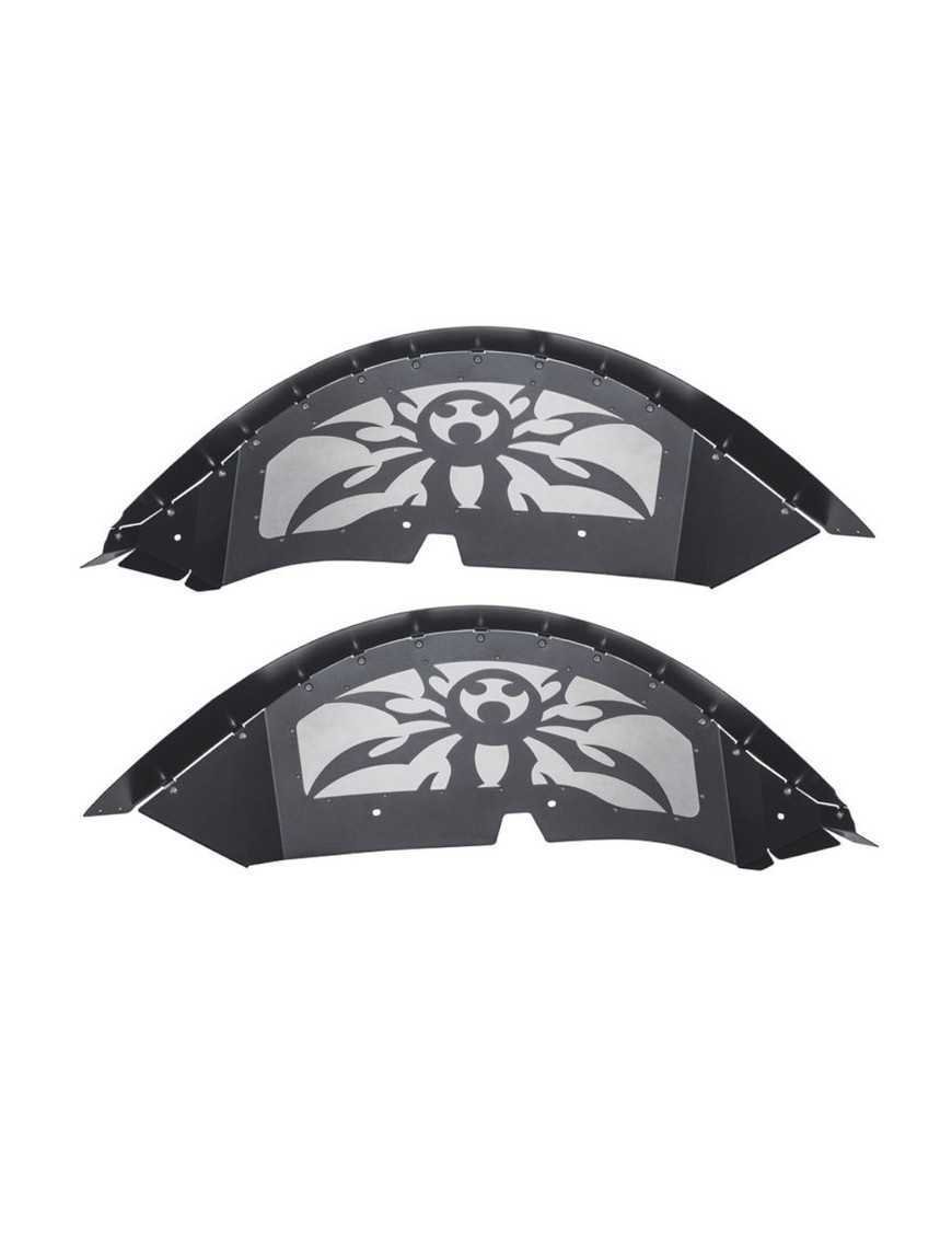 Комплект внутрішніх захисних кожухів крил чорні Poison Spyder