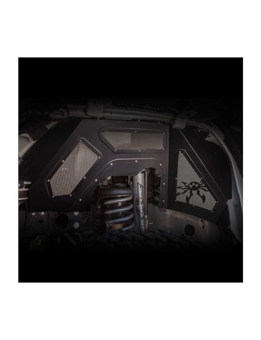 Комплект внутрішніх захисних кожухів крил чорні Poison Spyder