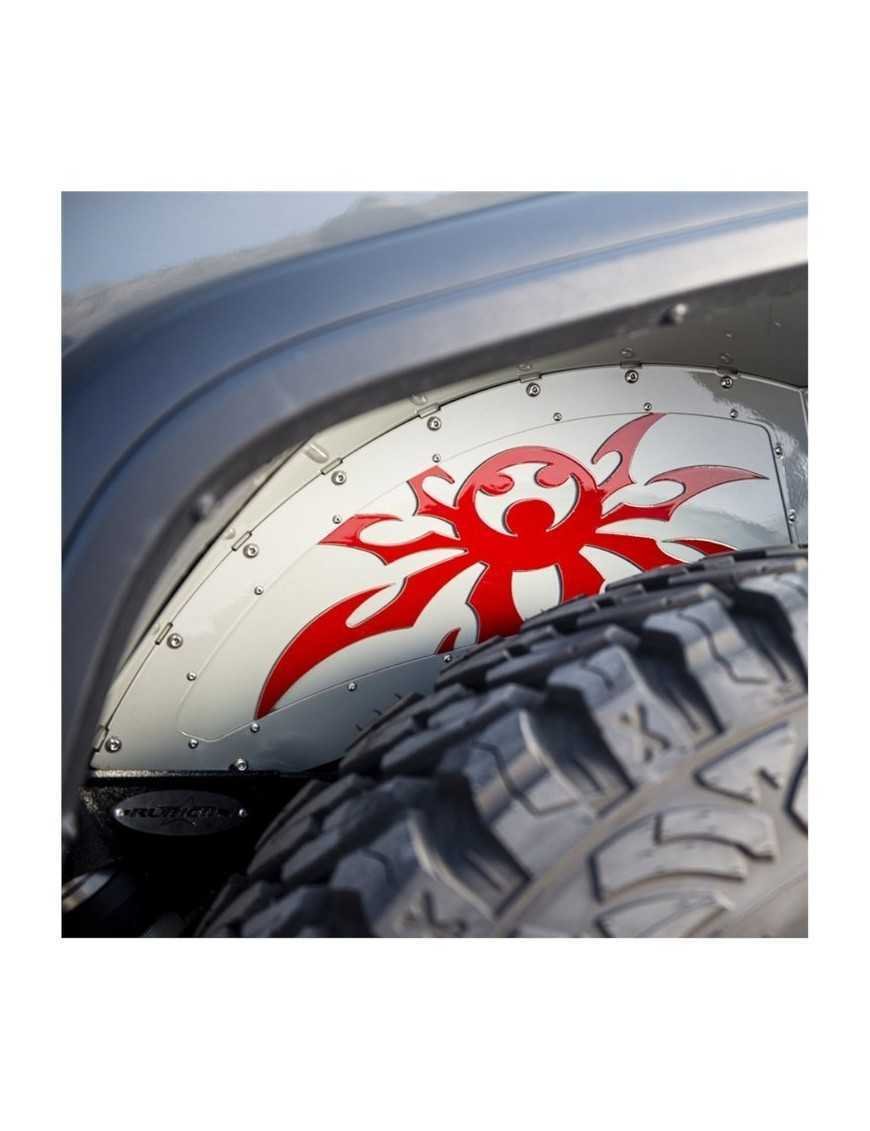 Комплект внутрішніх захисних кожухів крил чорні Poison Spyder