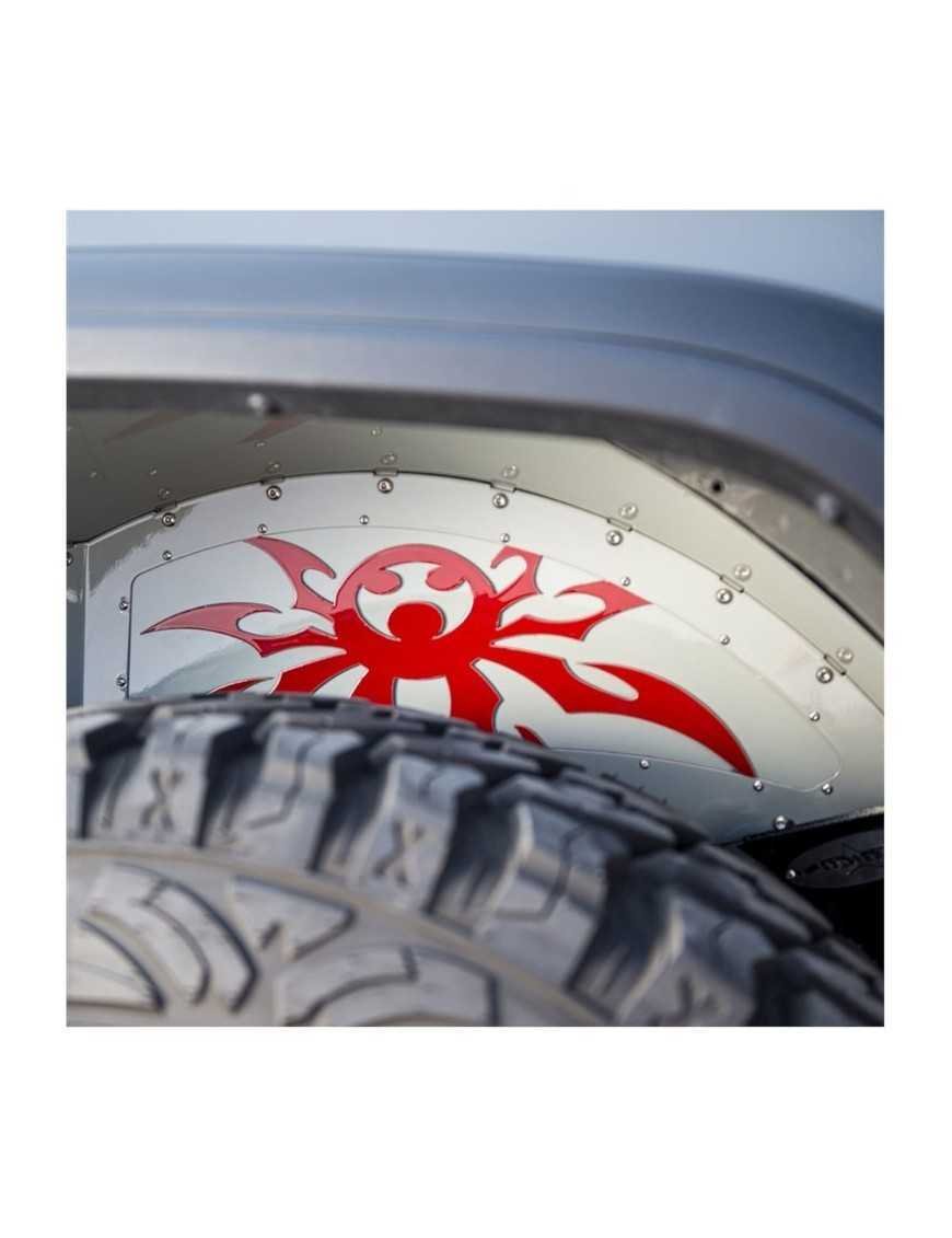 Комплект внутрішніх захисних кожухів крил чорні Poison Spyder