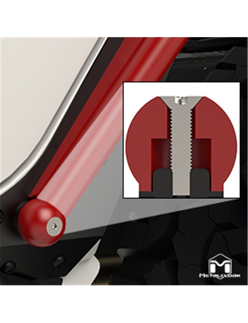 Широкі сталеві задні розширювачі Metalcloak Quick Release для Jeep Wrangler JK JKU