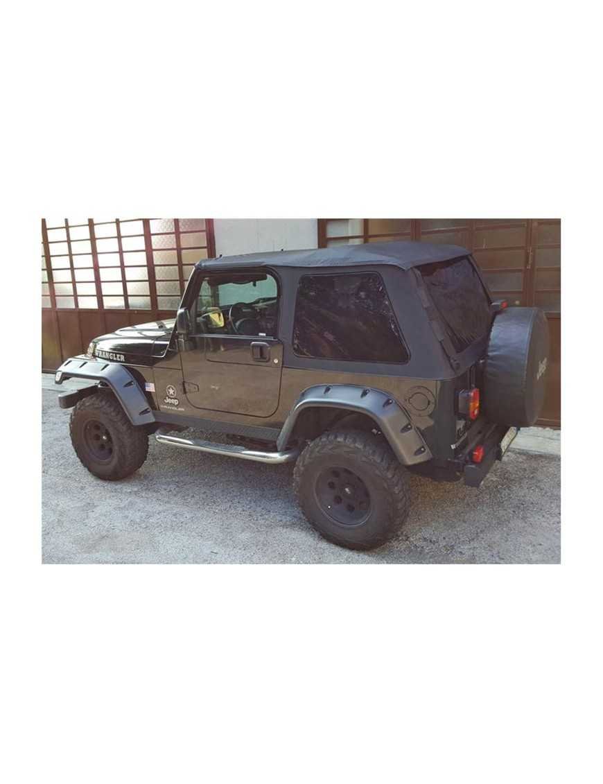 Комплектний м'який дах без каркаса типу Fastback з вікнами Black Diamond Suntop