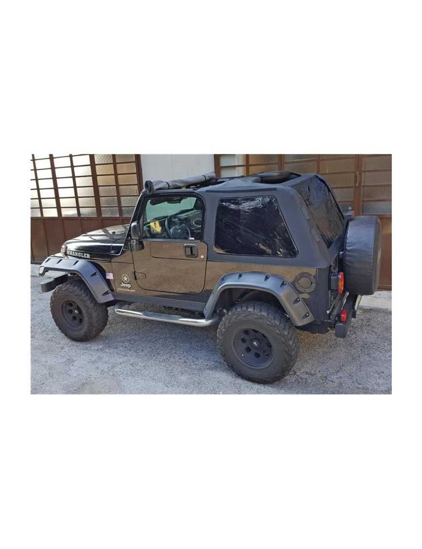 Комплектний м'який дах без каркаса типу Fastback з вікнами Black Diamond Suntop