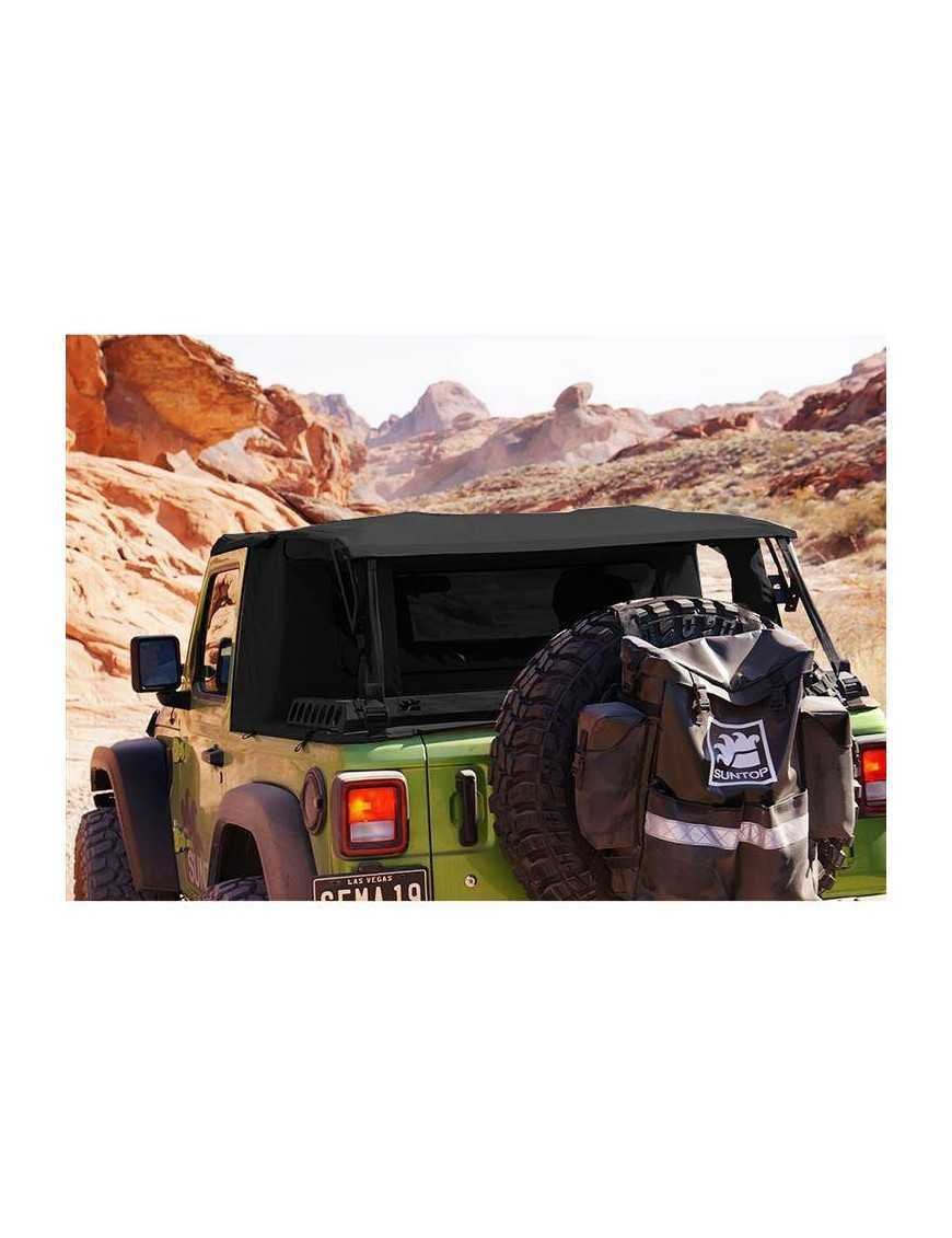 Комплектний м'який дах без каркаса типу Cargo зі стінкою Black Diamond Suntop