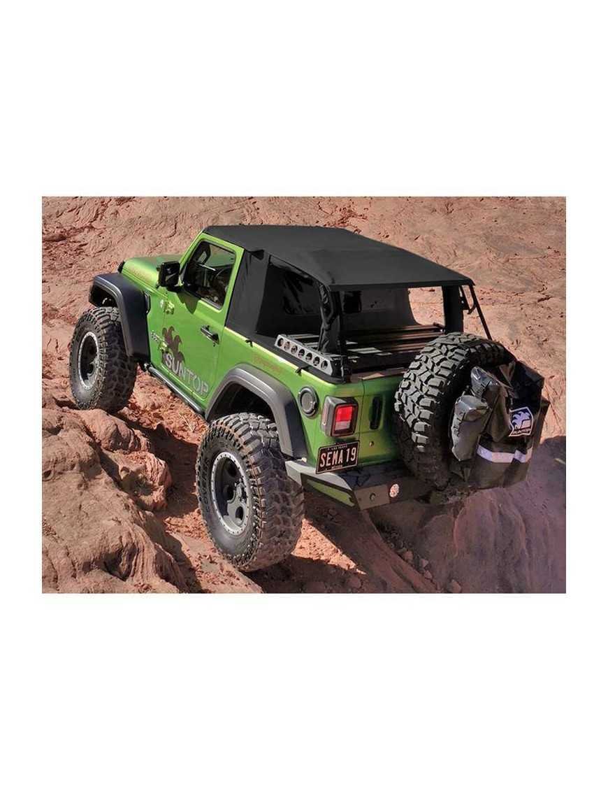 Комплектний м'який дах без каркаса типу Cargo зі стінкою Black Diamond Suntop