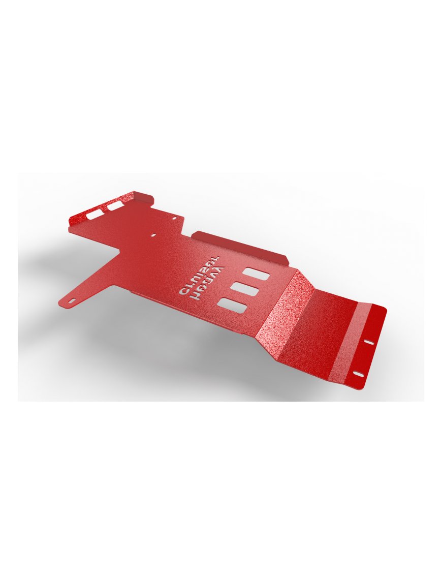 Ford Ranger T8 з 2019 захист коробки передач і роздатки STANDARD - червоний