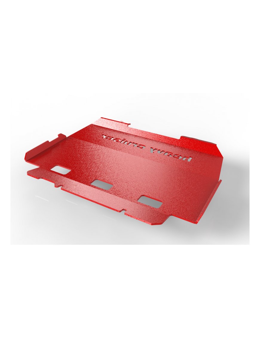 Ford Ranger T8 з 2019 захист радіаторів і рульової передачі STANDARD - червоний