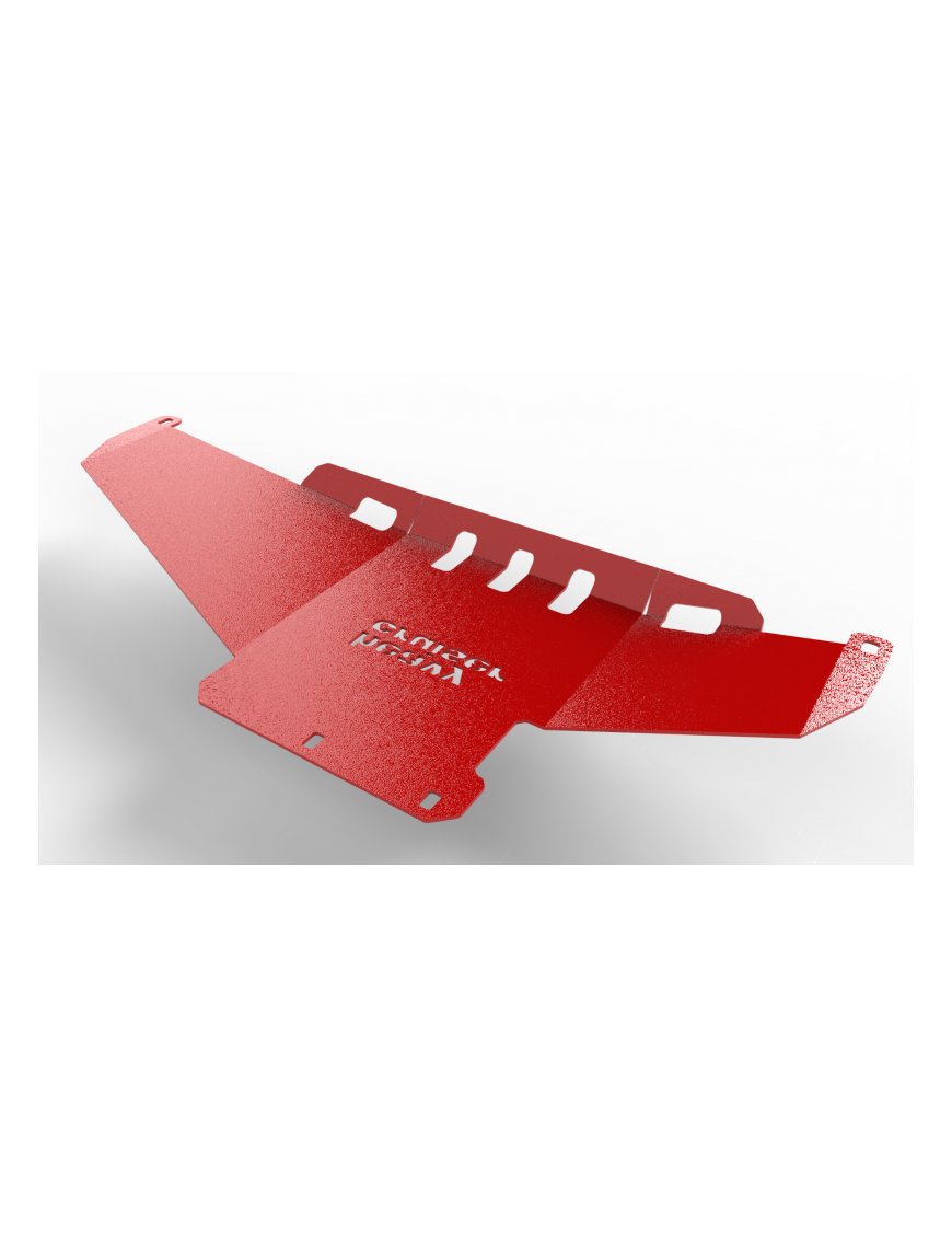 Ford Ranger T8 з 2019 захист редуктора OFFROAD - червоний