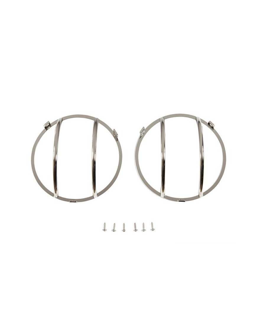 Сталеві передні захисні накладки на фари Smittybilt