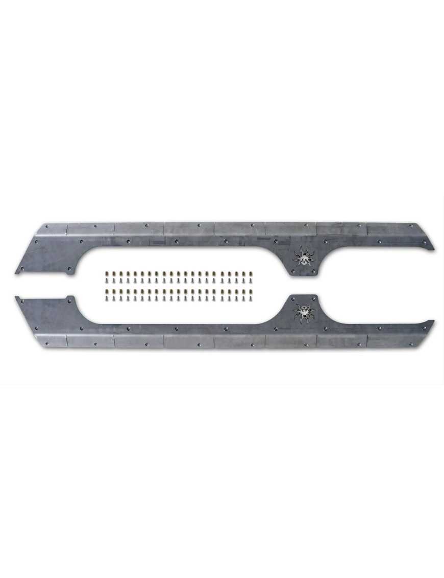 Сталеві бокові захисти POISON SPYDER - Jeep Wrangler JK 4 двері