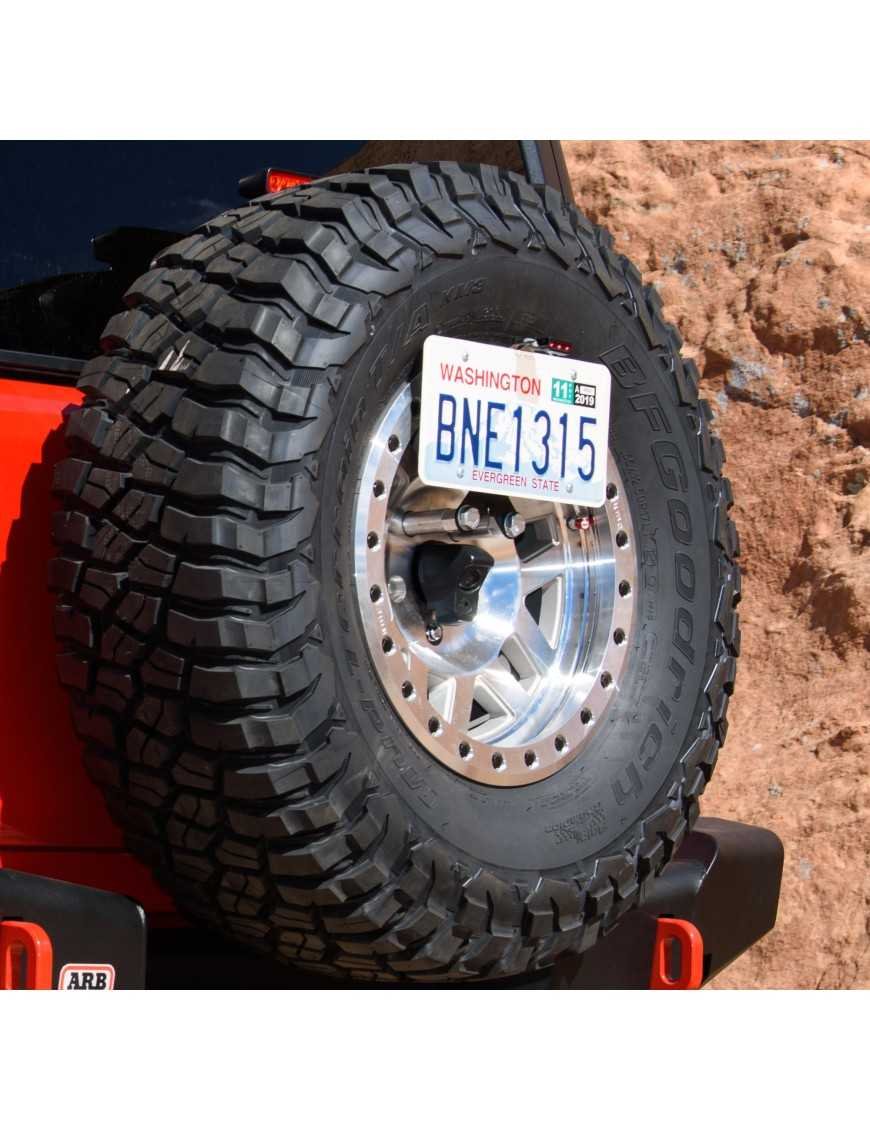 Комплект для перенесення заднього номерного знака на колесо для JL JLU від ARB Relokacja