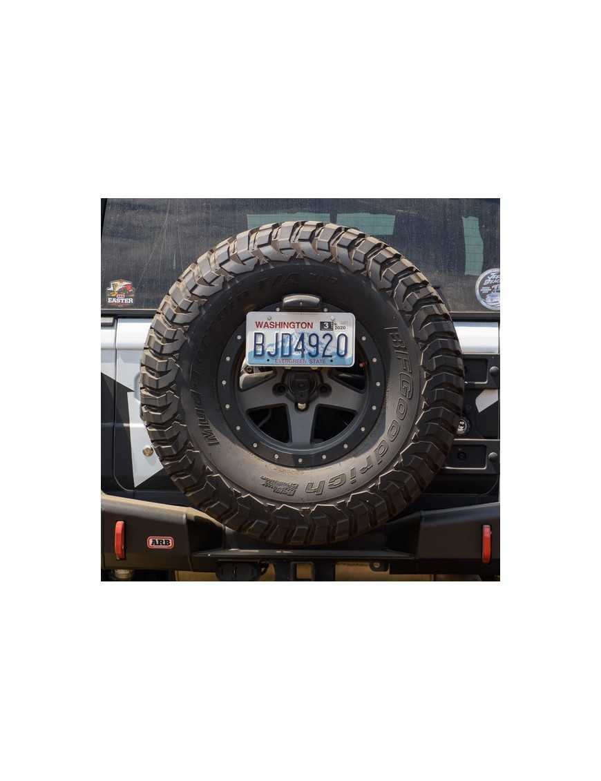 Комплект для перенесення заднього номерного знака на колесо для JL JLU від ARB Relokacja