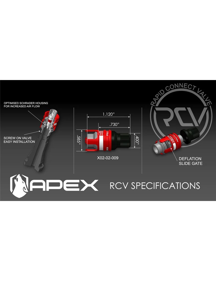 Apex RCV ковпачок на ніпель комплект 4шт