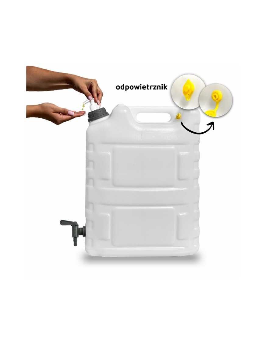 Переносна мийка 22L SimplyCan Profi, контейнер для води з дозатором, клапан
