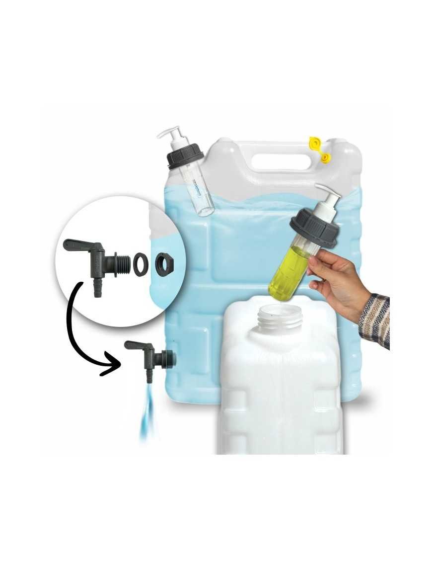 Переносна мийка 22L SimplyCan Profi, контейнер для води з дозатором, клапан