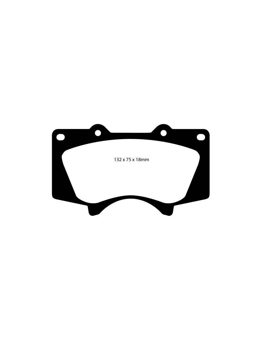 Гальмівні колодки EBC DP61657 Greenstuff 6000