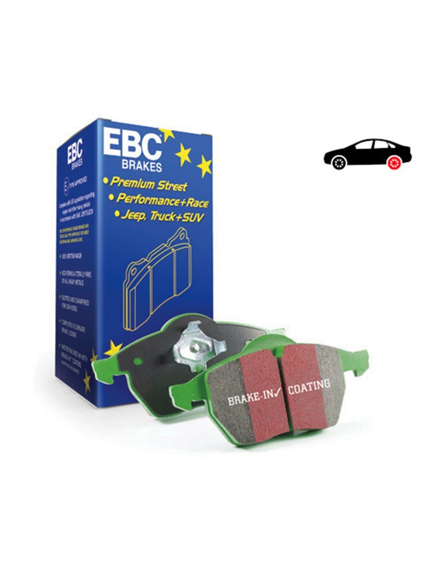 DP63101 - Комплект гальмівних колодок серія GREENSTUFF Задні Wrangler JL 328мм диски