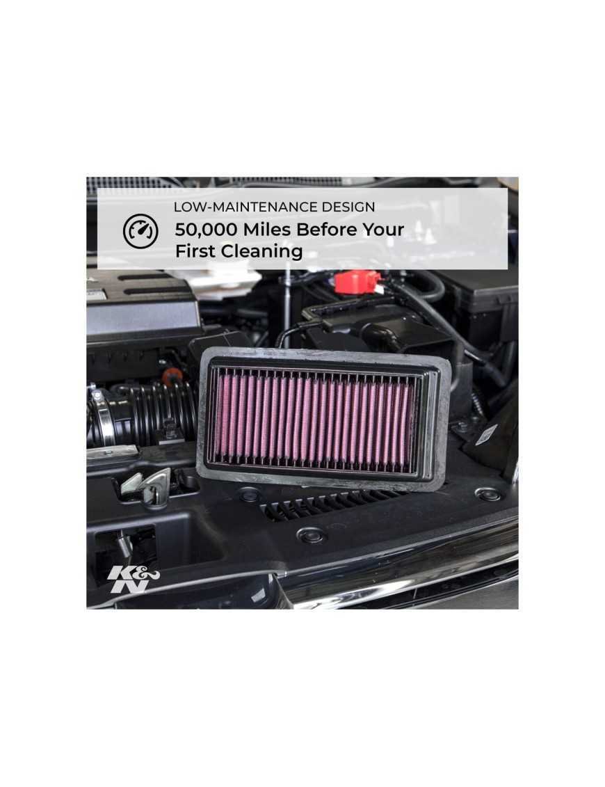 33-5076 K&N повітряний фільтр JEEP Wrangler JL 2.0