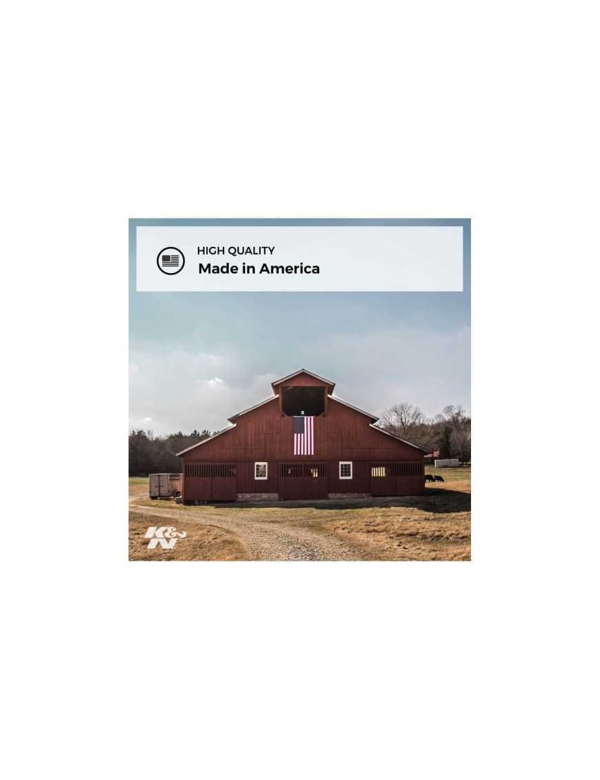 33-5076 K&N повітряний фільтр JEEP Wrangler JL 2.0