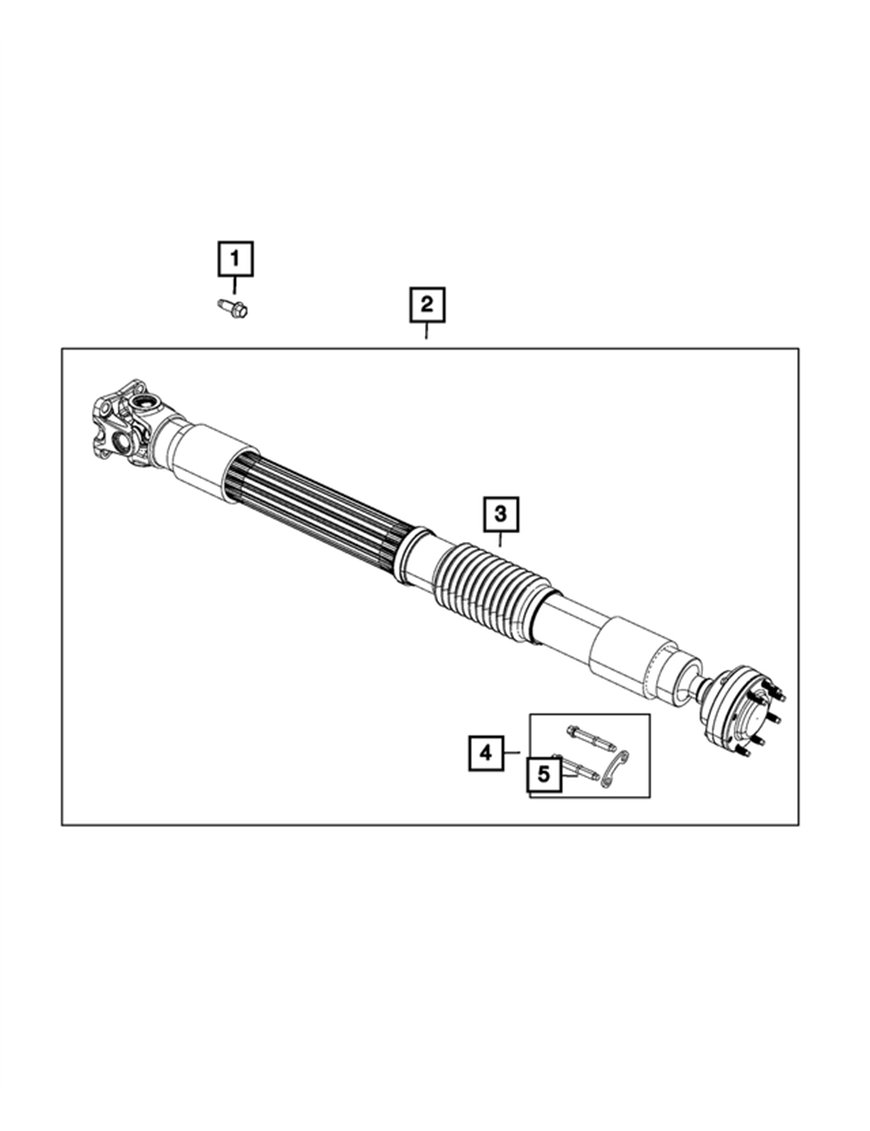 Захист карданного валу Jeep Wrangler JK 68229211AB Mopar