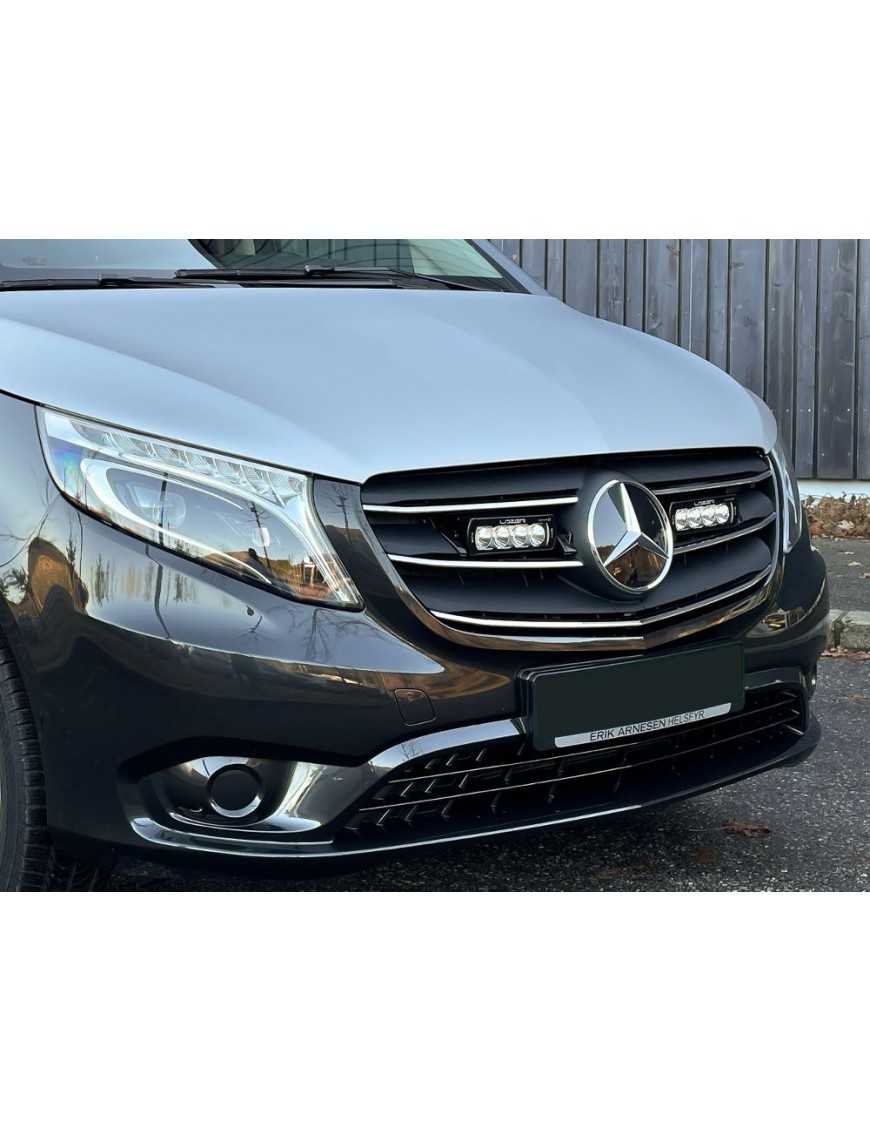 Комплект з двох фар LAZER ST4 EVO з системою монтажу у штатну решітку - Mercedes-Benz Vito (2020 -)