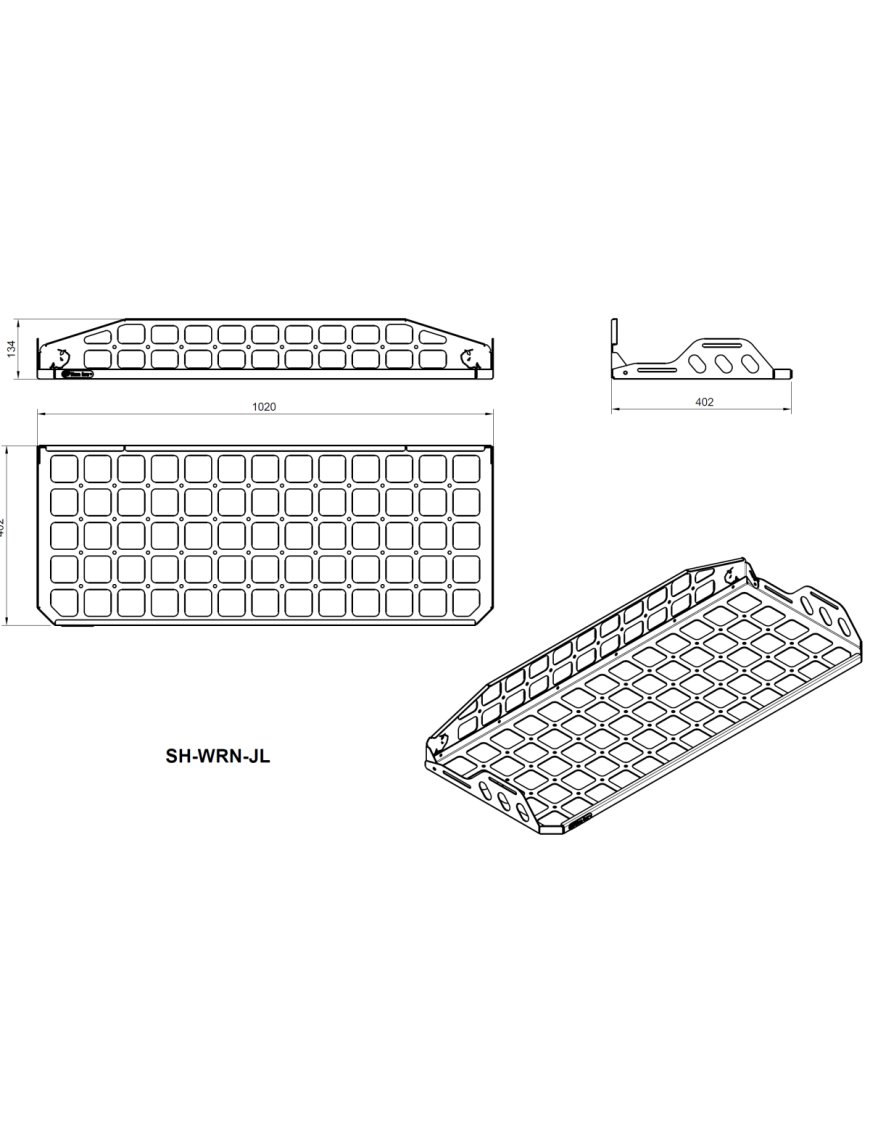 Експедиційна полиця - JEEP Wrangler JL
