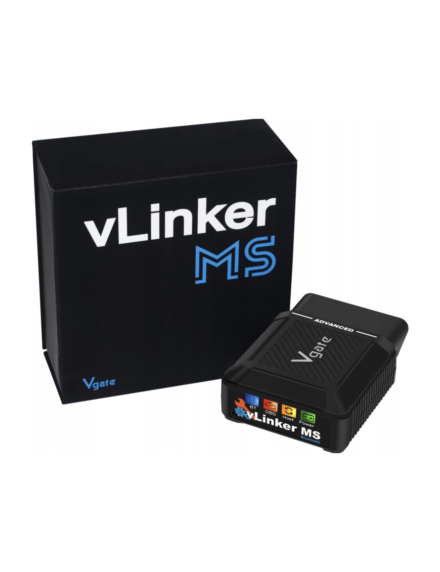 VGATE VLINKER MS РОЗШИРЕНИЙ ДІАГНОСТИЧНИЙ ТЕСТЕР OBDII ELM327 КОДУВАННЯ