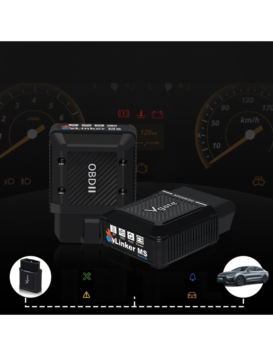 VGATE VLINKER MS РОЗШИРЕНИЙ ДІАГНОСТИЧНИЙ ТЕСТЕР OBDII ELM327 КОДУВАННЯ
