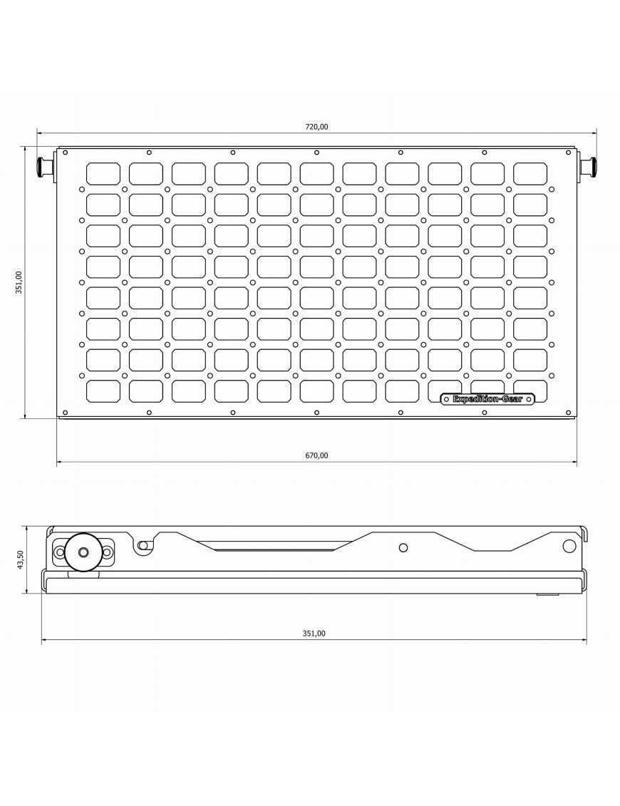 Експедиційний столик Jeep Wrangler JKU/JK/JLU/JL