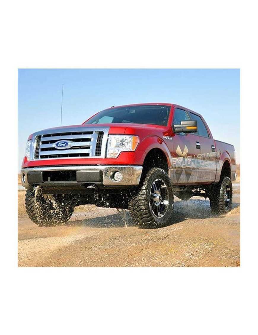 Килимки на підлогу передні і задні довгий центральний тунель Rough Country Quad Cab