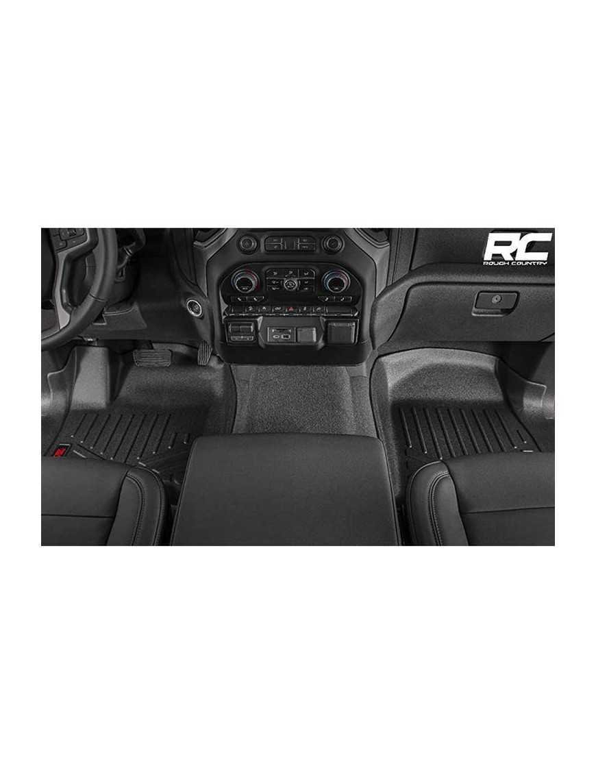 Килимки на підлогу передні і задні, короткий центральний тунель Rough Country Crew/Mega Cab