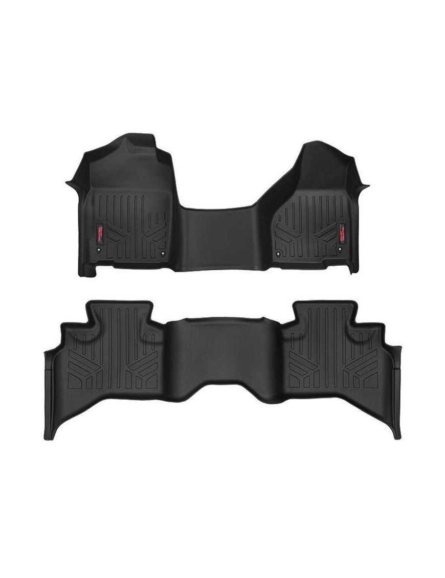 Килимки на підлогу передні і задні короткий центральний тунель Rough Country Quad Cab