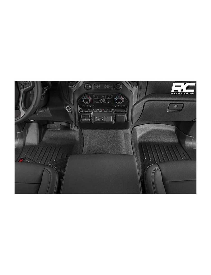 Килимки на підлогу передні і задні короткий центральний тунель Rough Country Quad Cab
