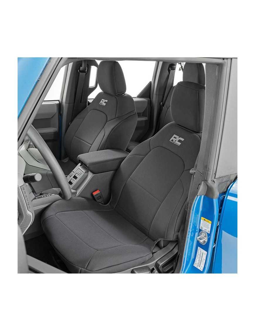 Комплект неопренових чохлів на сидіння чорний Rough Country