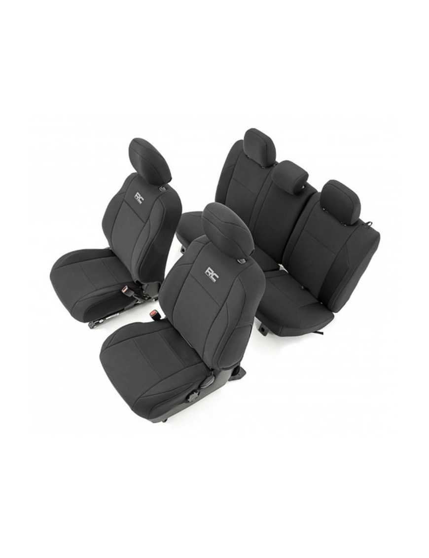 Комплект неопренових чохлів на сидіння чорний Rough Country