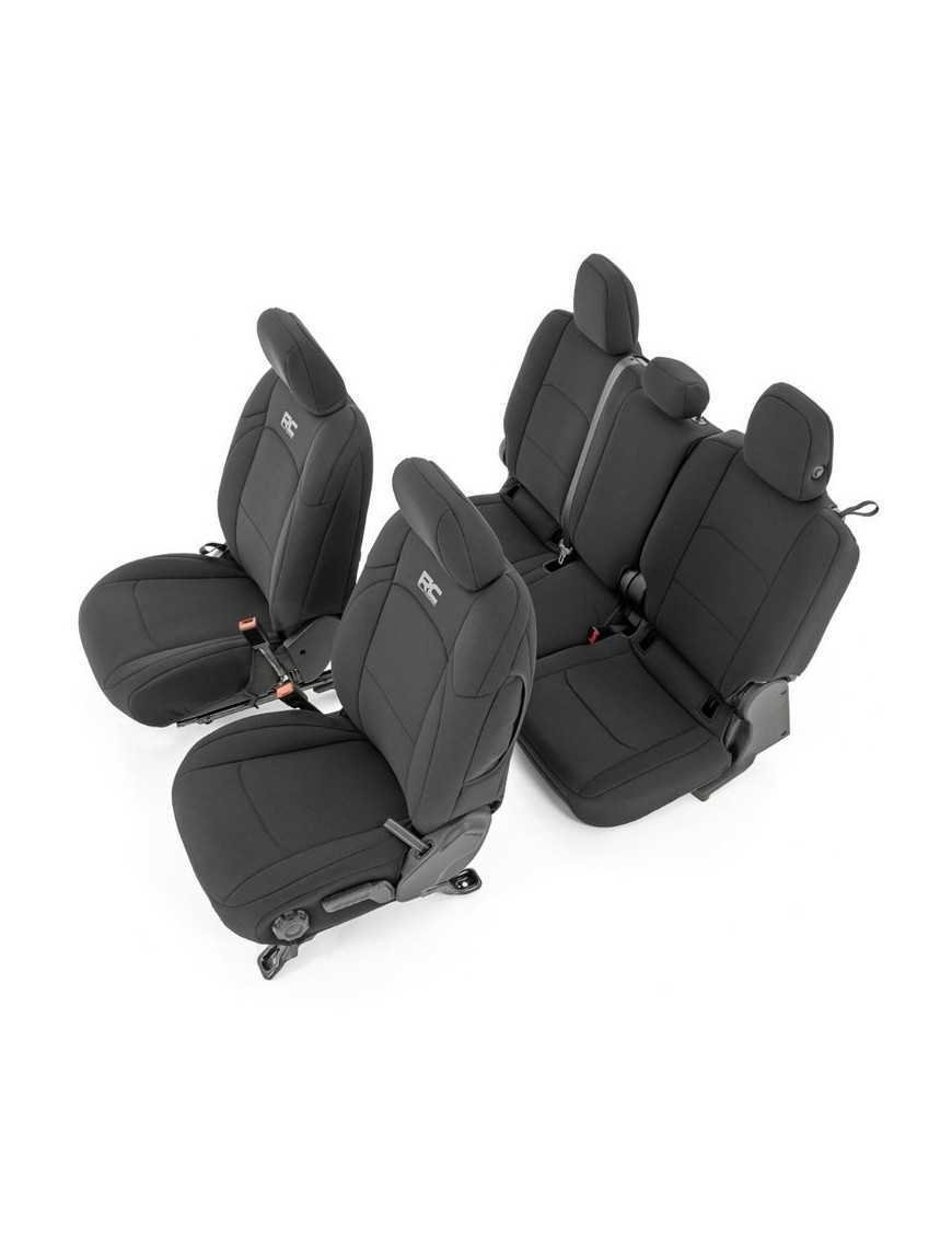 Комплект неопренових чохлів на сидіння чорний Rough Country