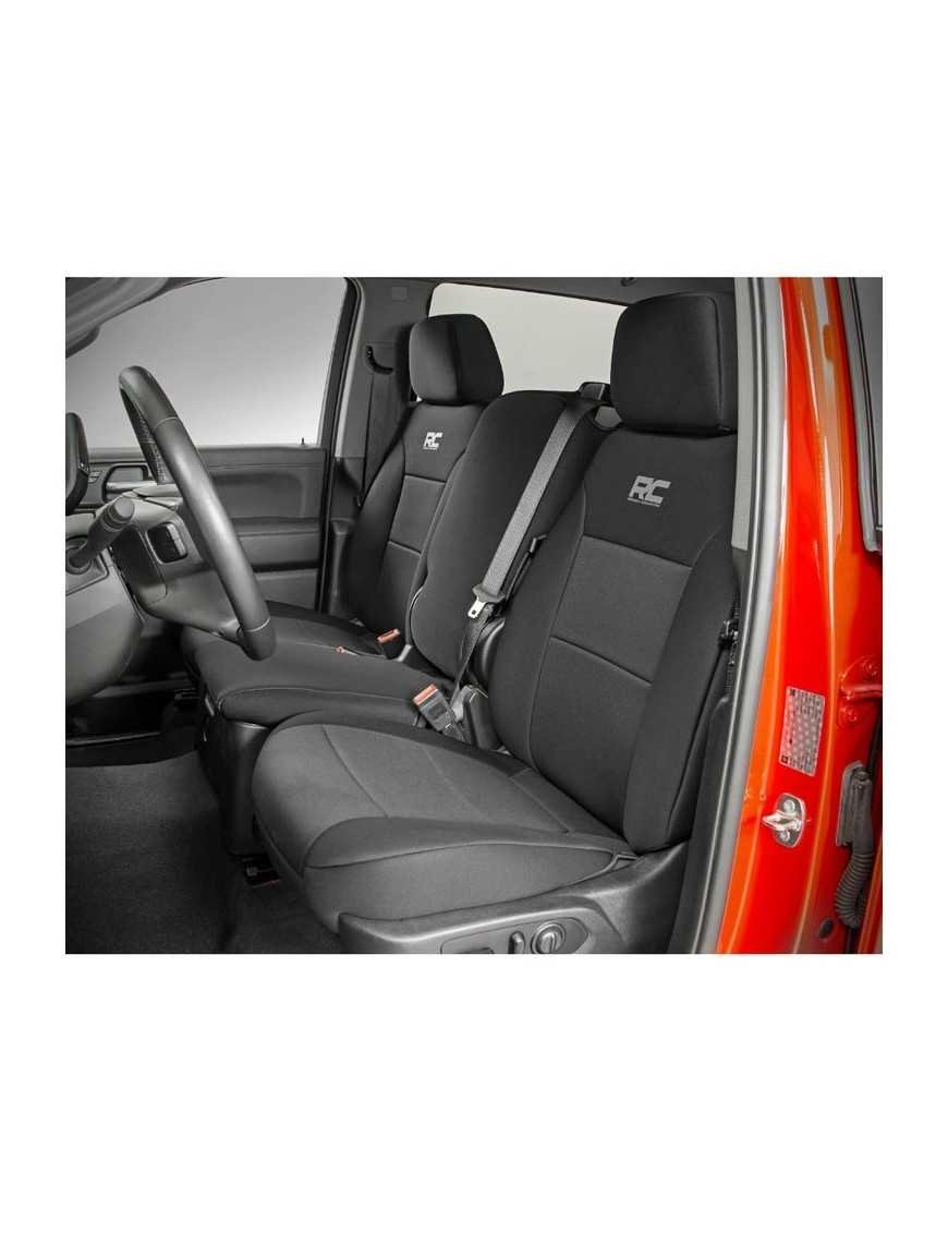 Комплект неопренових чохлів на сидіння чорний Rough Country